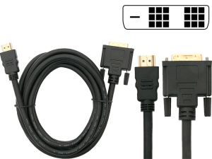 Kabel wtyk HDMI - wtyk DVI 3m