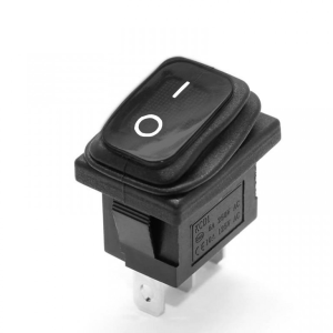 Przełącznik KCD1-101 8A 250V ON-OFF 3pin czarny IP65