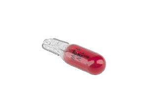Żarówka R-5, 12V/1,2W, W1,2W, czerwona