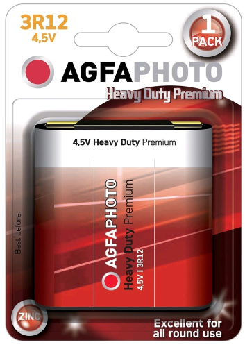 Bateria 3R12 AgfaPhoto Zinc Heavy Duty 4,5V