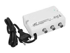 Wzmacniacz antenowy wewnętrzny 2x 25dB
