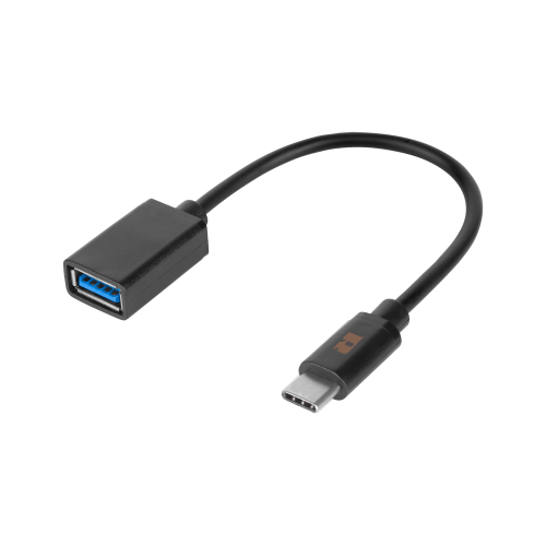 Adapter wtyk USB typ C - gniazdo USB 3.0, OTG, REBEL, 15cm