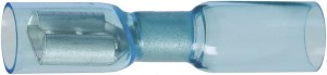 Końcówka konektorowa żeńska 6,3mm, Crimpseal II, niebieska