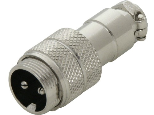 Gniazdo mikrofonowe CB 2-pin, na kabel