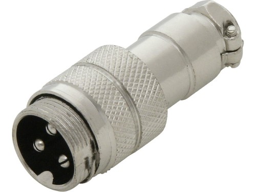 Gniazdo mikrofonowe CB 3-pin, na kabel