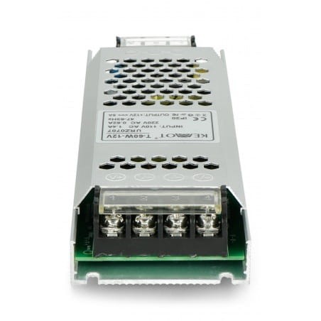 Zasilacz LED 12V/5A, 60W, Flat, IP20