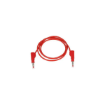 Przewód pomiarowy czerwony, silikon, 32A/600V