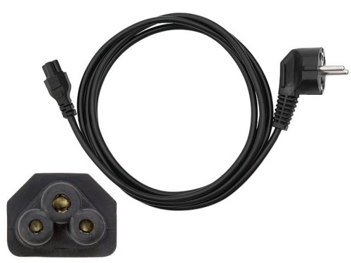 Kabel zasilający notebook 1,2m koniczynka