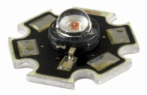 Dioda LED 3W star, biała ciepła