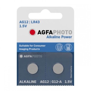 Bateria AG12 AgfaPhoto LR43, 186, 386 (1 szt.)