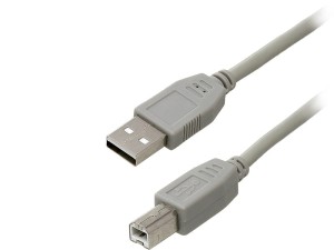 Kabel USB wtyk A - wtyk B, 1,5m z filtrem