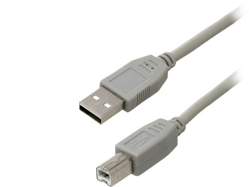 Kabel USB wtyk A - wtyk B, 1,5m z filtrem