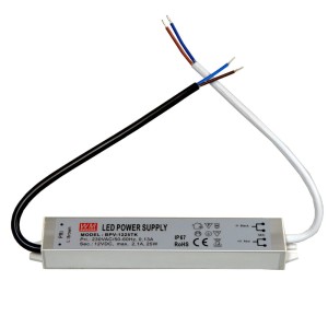 Zasilacz do LED 12V/2A, 24W, aluminium, IP67