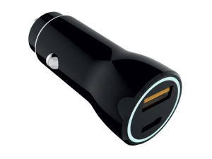 Ładowarka samochodowa USB + USB typu C, 36W, G36W