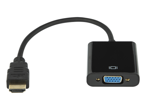 Adapter wtyk HDMI -> gniazdo VGA + gniazdo Jack 3,5 z kablem