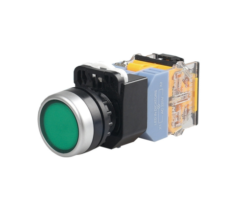 Przełącznik tablicowy LA38, 22mm, monostabilny, 380V/10A, zielony