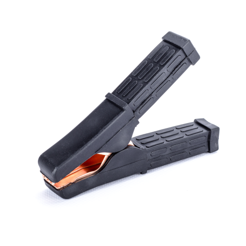 Krokodylek 150A izolowany, czarny LB0078B