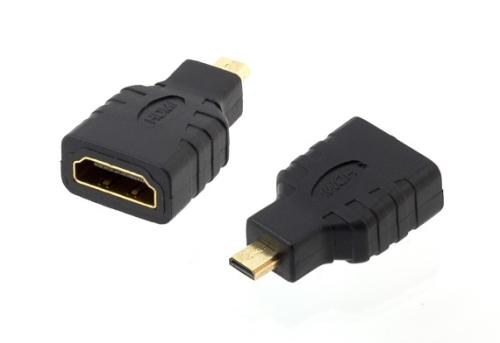 Adaptor gniazdo HDMI - wtyk micro HDMI