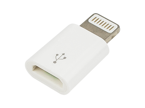 Adapter gniazda micro USB -> wtyk Iphone 5/6/7