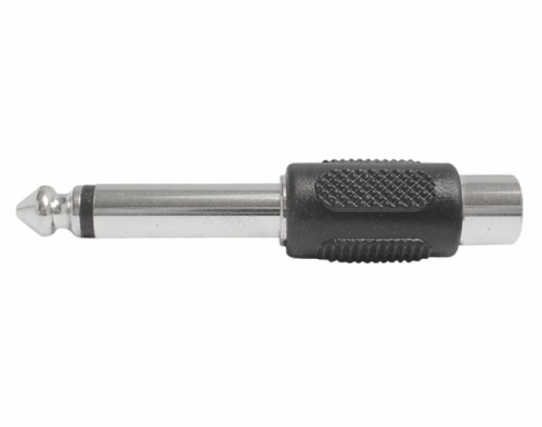 Przejście wtyk Jack 6.3 mono - 1 gniazdo cinch (RCA)