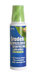 Zestaw do czyszczenia ekaranów LCD, plazma, płyn 250ml + mikrofibra
