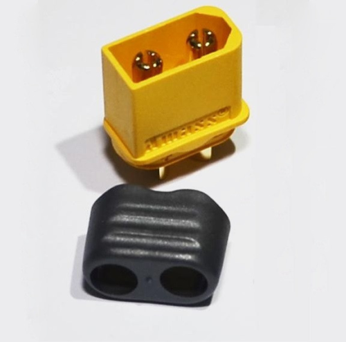 Wtyk XT60 męski z osłoną