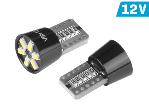Led R-10 12V biała 6x 3014 CANBUS 2 szt