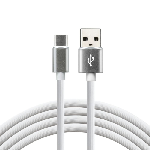 Kabel USB wtyk A - wtyk USB typu C, 1,5m, 3A, Everactive CBS-1.5CW
