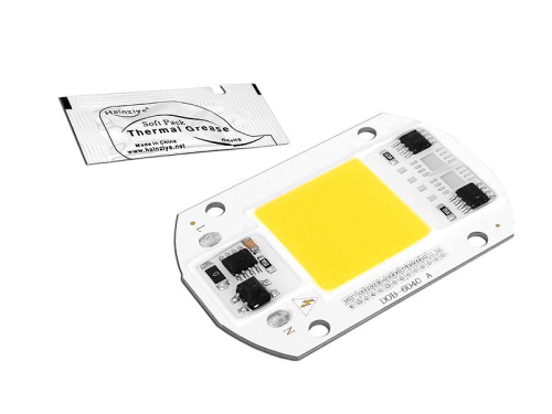 Dioda LED COB 20W/230V ciepła biała + pasta Silver