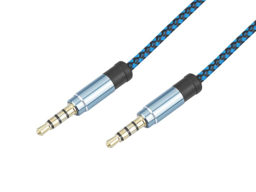 Kabel Jack - Jack 3,5, 1.5m, AUX, mocny oplot