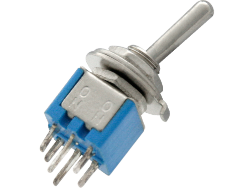 Przełącznik 2x2 mały SMTS 202, 3A/250V