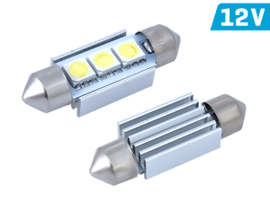 Led SV8,5 12V 3x 5050 CANBUS Festoon 2szt 36mm
