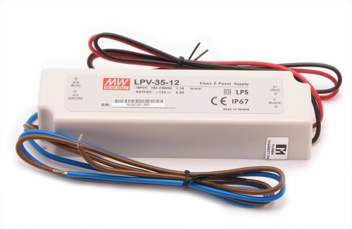 Zasilacz LED LPV-35, 12V/3A, stałonapięciowy