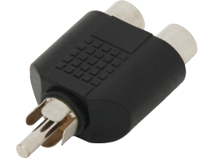 Rozgałęźnik wtyk cinch - 2x gniazdo cinch (RCA)