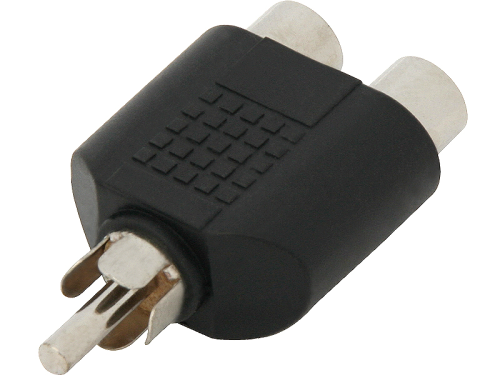 Rozgałęźnik wtyk cinch - 2x gniazdo cinch (RCA)