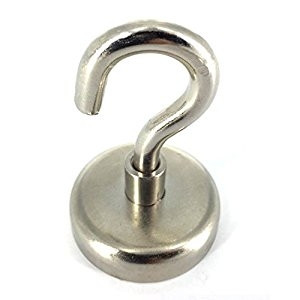 Magnes neodymowy z hakiem 32 mm, 25 kg