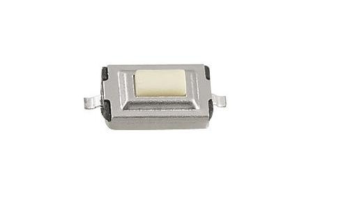 Mikroswitch 3,7x6 mm, h= 2,5 mm SMD