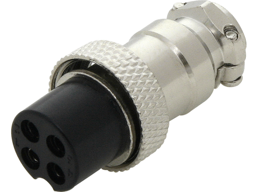 Wtyk mikrofonowy CB 4-pin