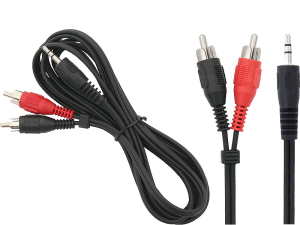 Kabel Jack 3.5 - 2 RCA, 1,5m