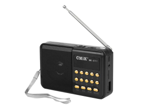 Radio przenośne MK-011 na akumulator BL-4C, czarne
