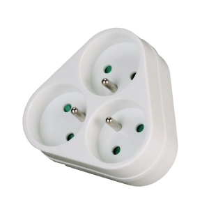 Rozgałęźnik sieciowy Z-3, 3 gniazda z uziemieniem