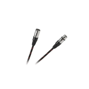 Kabel wtyk XLR - gniazdo XLR, 3m
