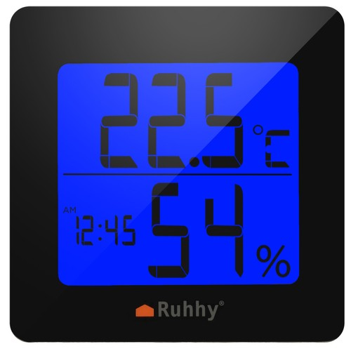 Termometr elektroniczny z higrometrem 2w1 Ruhhy