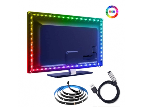 Sznur LED RGB 5050, 5m, USB, Bluetooth