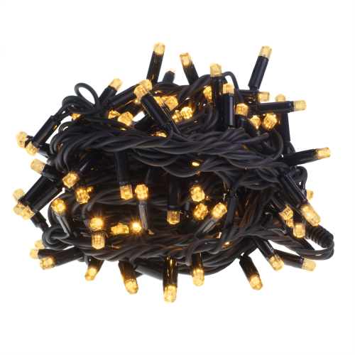 Lampki choinkowe 144 LED białe ciepłe, zewnętrzne, IP44, programator