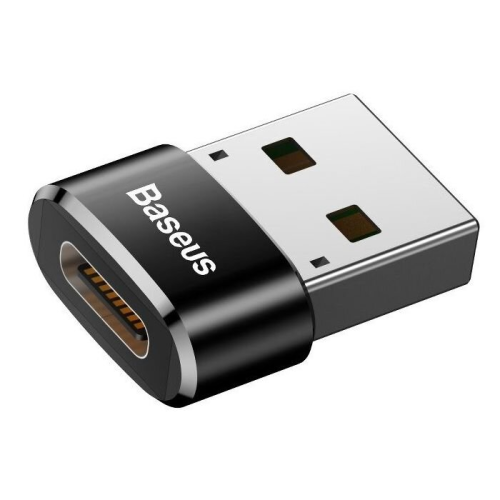 Adapter OTG wtyk USB - gniazdo USB typu C, BASEUS CAAOTG-01