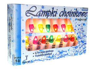 Lampki choinkowe tradycyjne P-8 3W