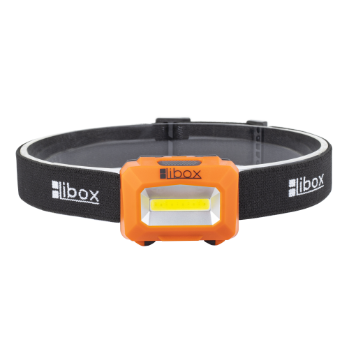 Latarka czołowa bateryjna 3W COB LIBOX LB0196