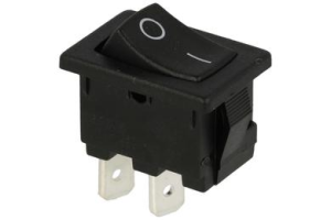 Przełącznik H8600VBBB01, ON-OFF, czarny