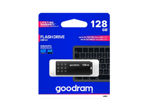Pendrive 128GB, USB 3.0, GOODRAM UME3 Black